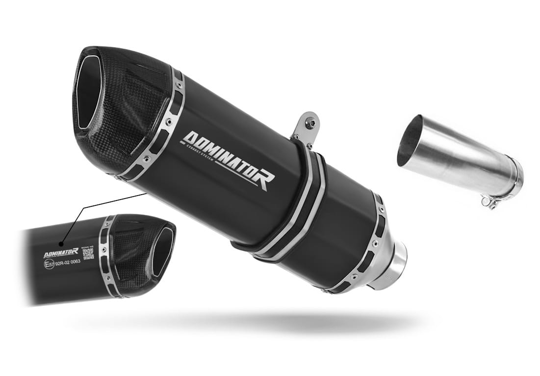 Kawasaki ZX10R 2011 - 2015 EU Approved Exhaust Silencer HP1 BLACK 20 m.