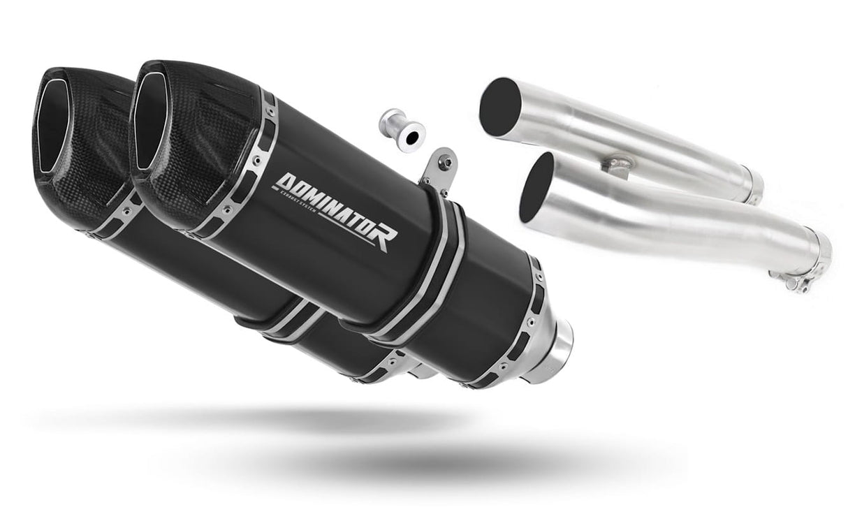 Kawasaki ZZR 1200 2002 - 2005 Exhaust Silencer Muffler HP1 BLACK + dB killer 20 m.