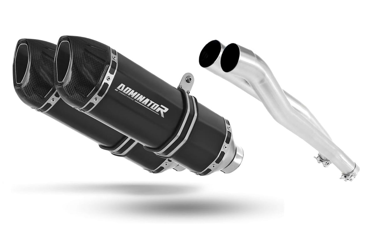 Kawasaki ZZR 1400 2006 - 2011 Exhaust Silencer Muffler HP1 BLACK + dB killer 20 m.