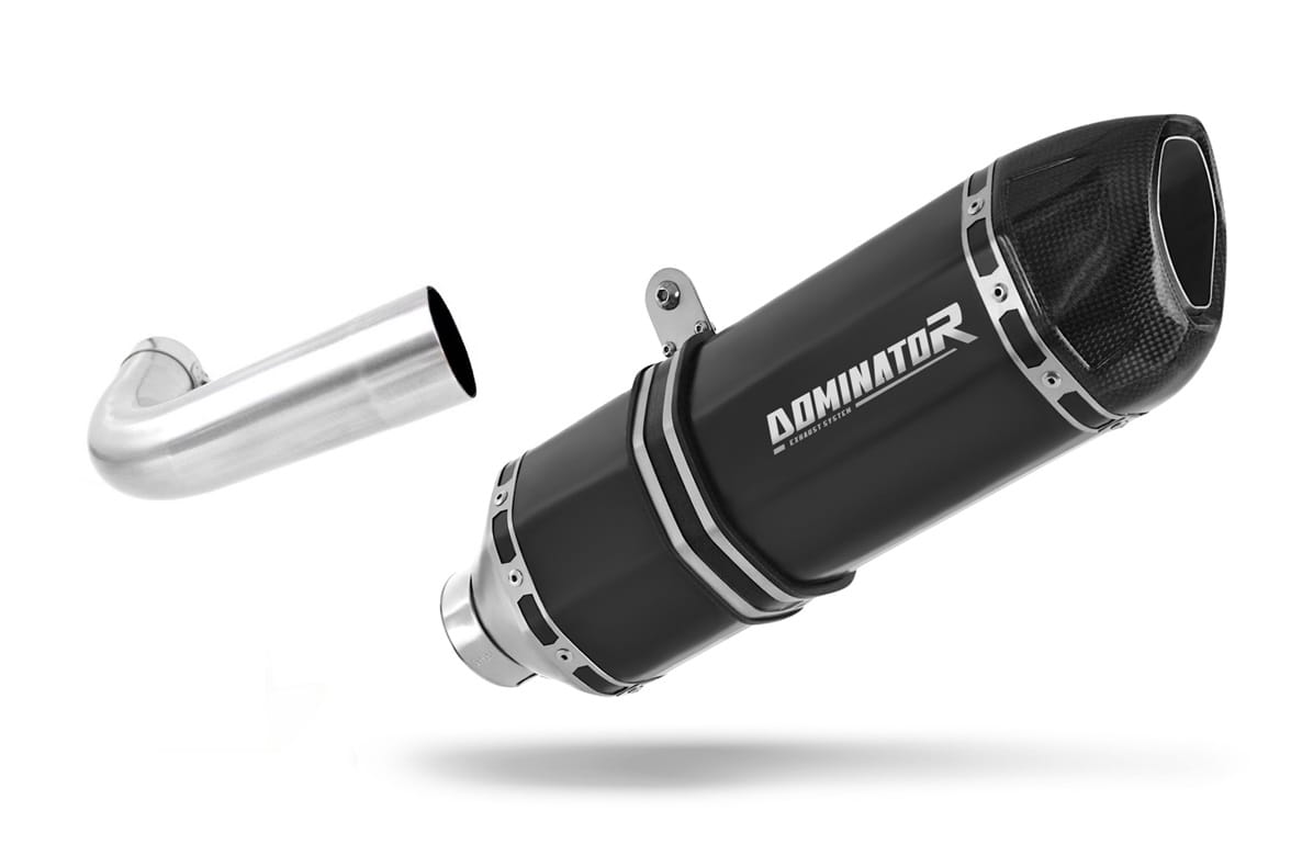 Moto Guzzi BREVA 1100 Exhaust Silencer Muffler HP1 BLACK + dB killer