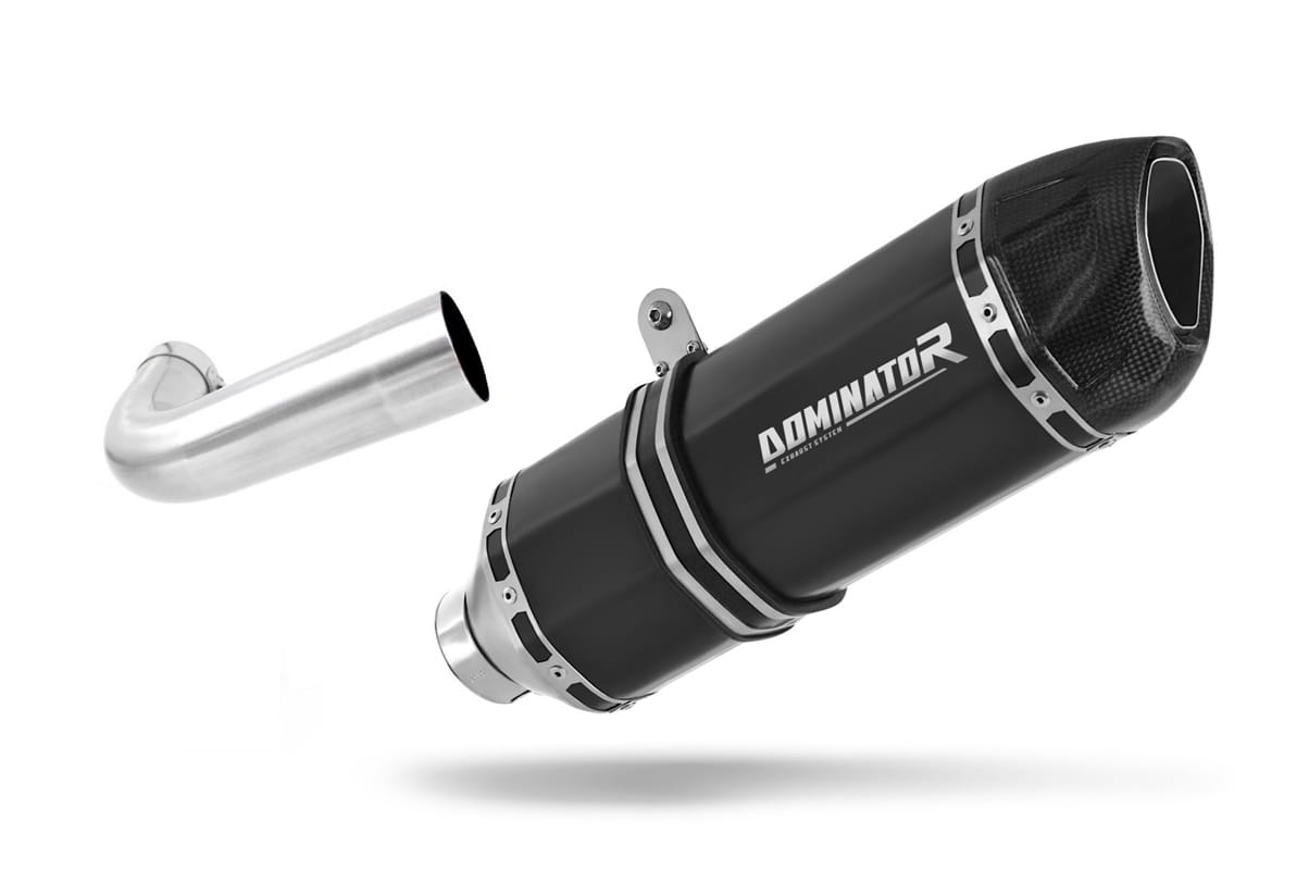 Moto Guzzi BREVA 1200 Exhaust Silencer Muffler HP1 BLACK + dB killer