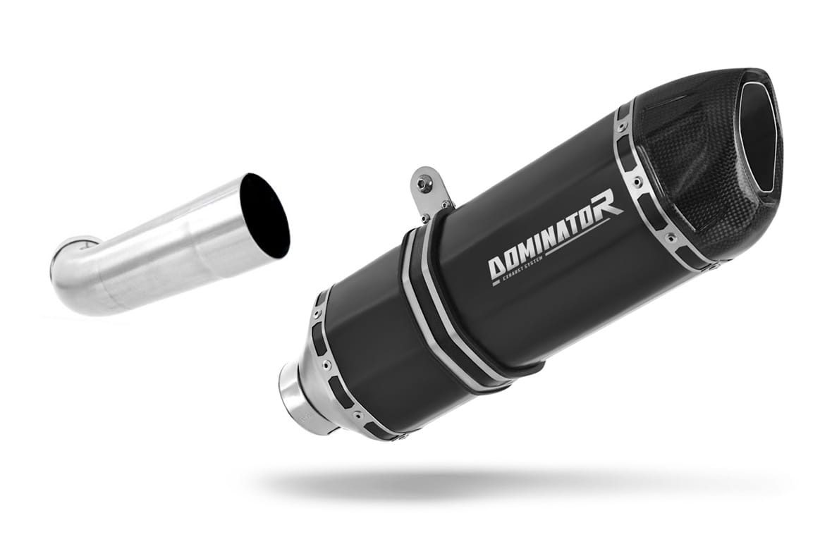 Moto Guzzi NORGE 1200 Exhaust Silencer Muffler HP1 BLACK + dB killer