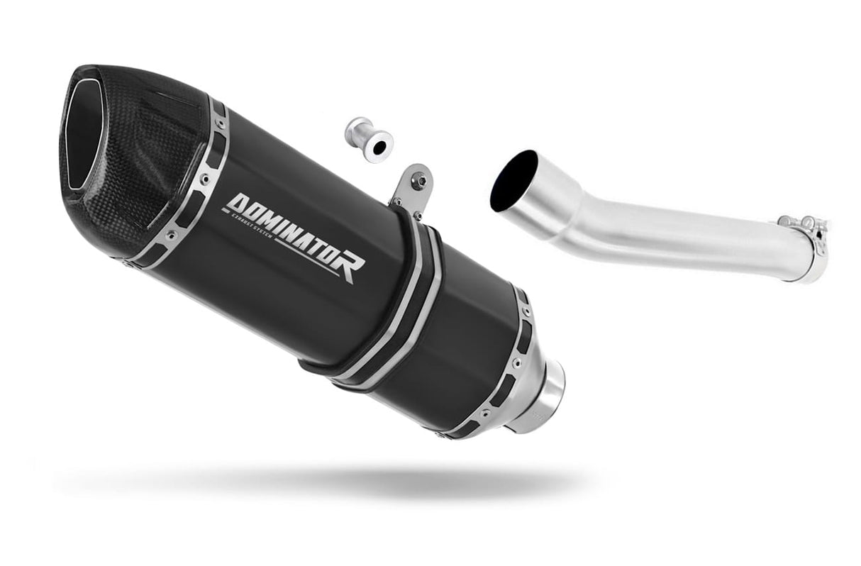 MuZ MZ SKORPION 660 1994 - 2003 Exhaust Silencer Muffler HP1 BLACK + dB killer 19 m.