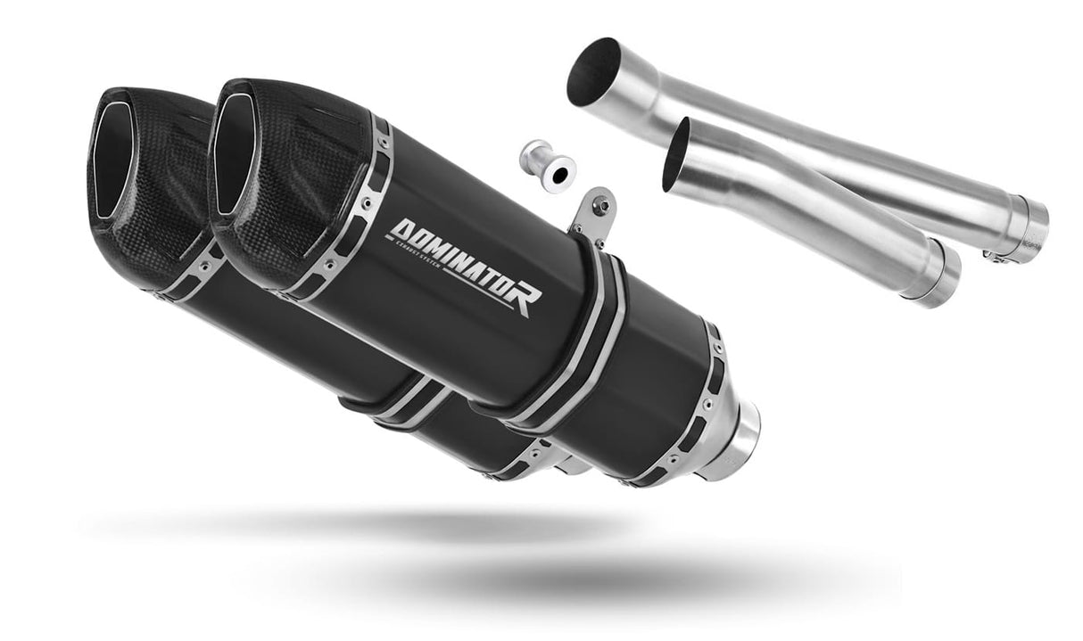 MuZ MZ 1000 S 2004 - 2007 Exhaust Silencer Muffler HP1 BLACK + dB killer 20 m.