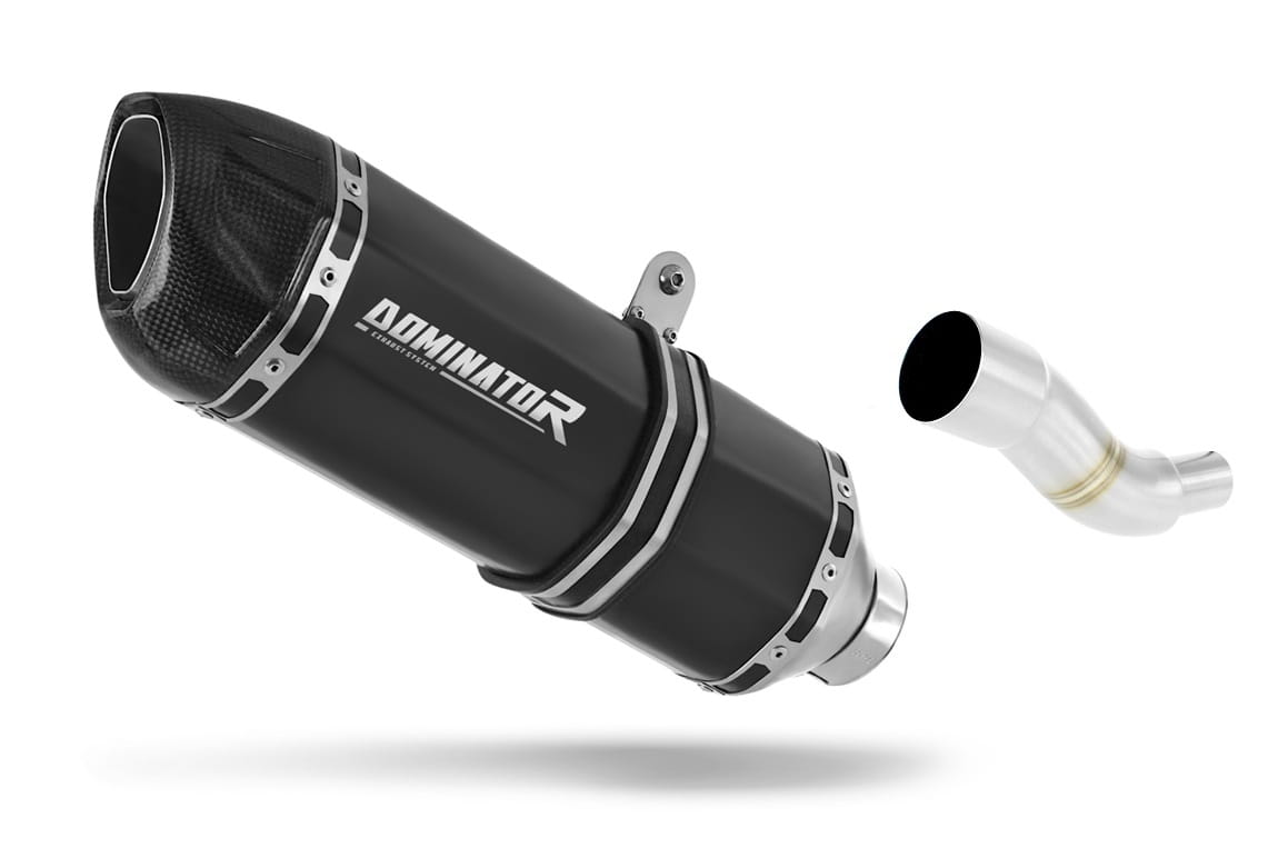 Piaggio X9 125 2000 - 2009 Exhaust Silencer Muffler HP1 BLACK + dB killer 20 m.