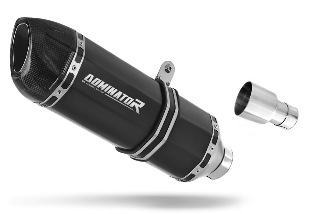 Piaggio X10 125 2012 - 2016 Exhaust Silencer Muffler HP1 BLACK + dB killer 20 m.