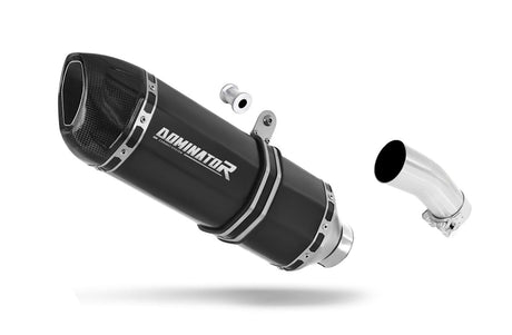 Suzuki BURGMAN 650 - 2012 Exhaust Silencer Muffler HP1 BLACK + dB killer 20 m.