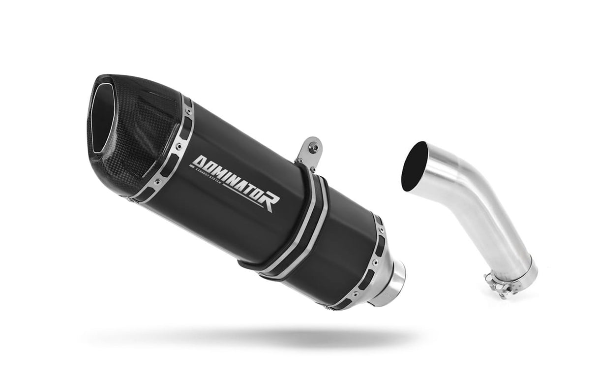 Suzuki SV 650 S 2003 - 2015 Exhaust Silencer Muffler HP1 BLACK + dB killer 20 m.