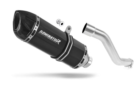 Suzuki DR 750 BIG Exhaust Silencer Muffler HP1 BLACK + dB killer