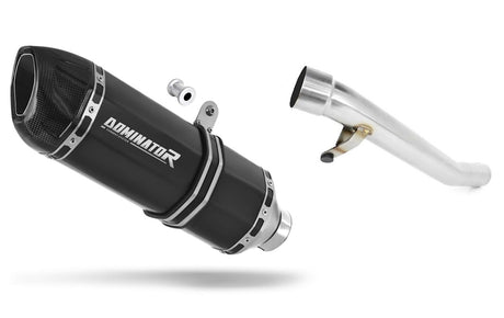 Suzuki GSF BANDIT 750 1995 - 1999 Exhaust Silencer Muffler HP1 BLACK + dB killer 19 m.