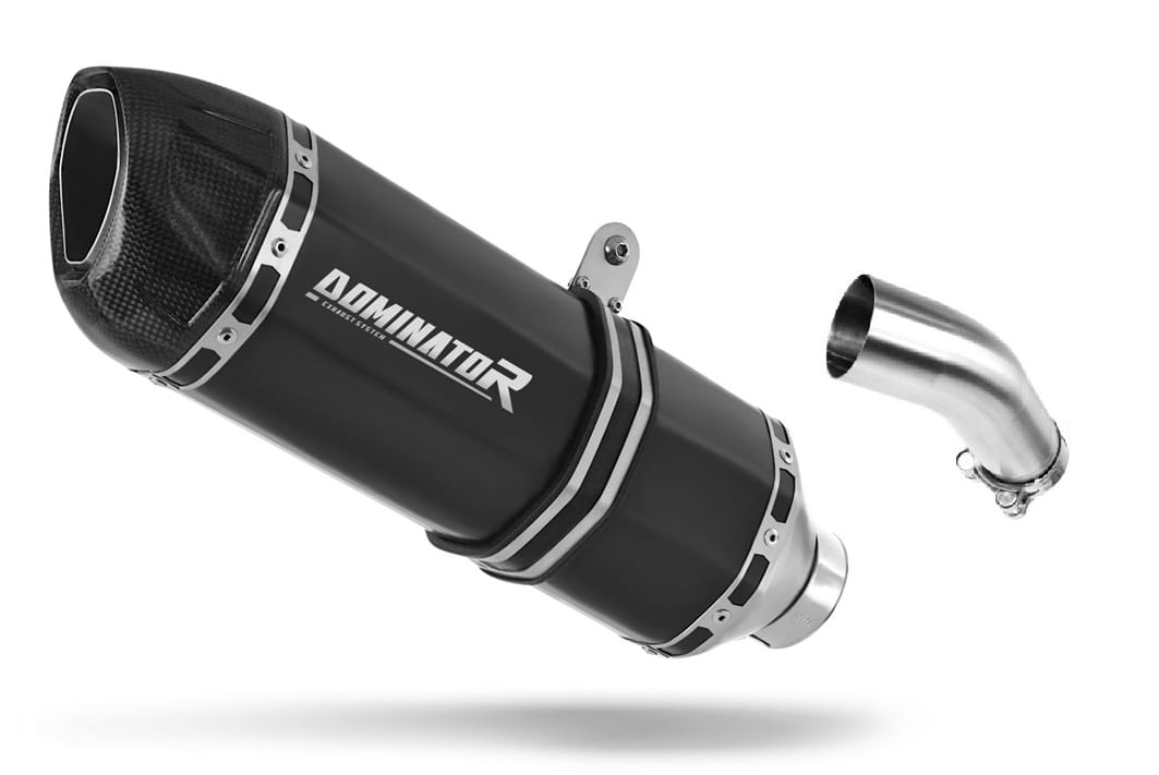 Suzuki GSXR 750 L1 L7 2011 - 2017 Exhaust Silencer Muffler HP1 BLACK + dB killer 20 m.