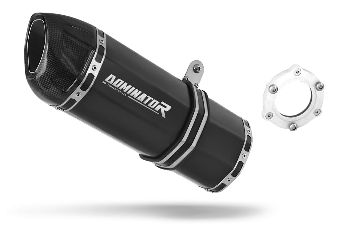 Suzuki RF 900 1994 - 1998 Exhaust Silencer Muffler HP1 BLACK + dB killer 19 m.