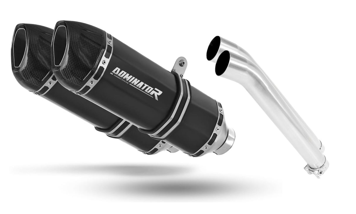 Suzuki DL 1000 V Strom 2002 - 2011 Exhaust Silencer Muffler HP1 BLACK + dB killer 20 m.