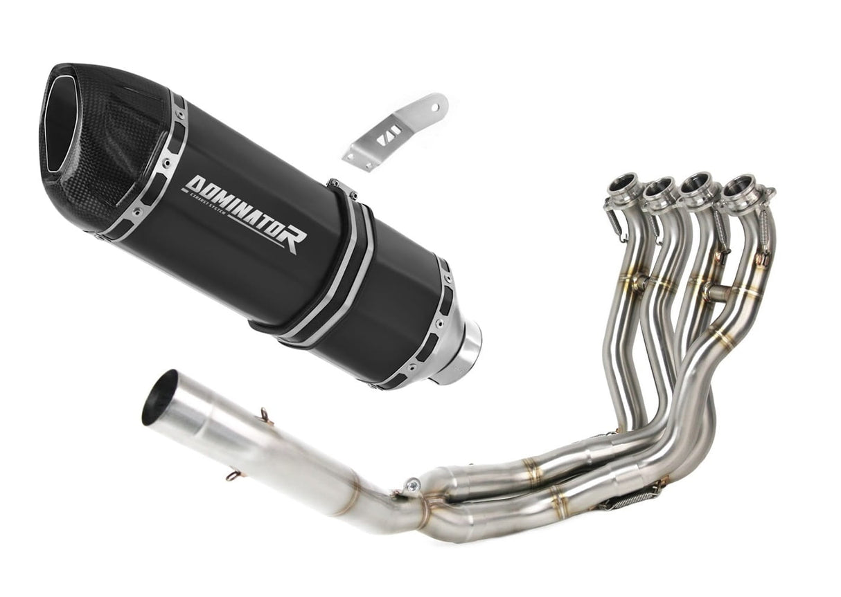 Suzuki GSXR 1000 2017 - 2021 Full Exhaust System Collector Silencer HP1 BLACK + dB killer 20 m.