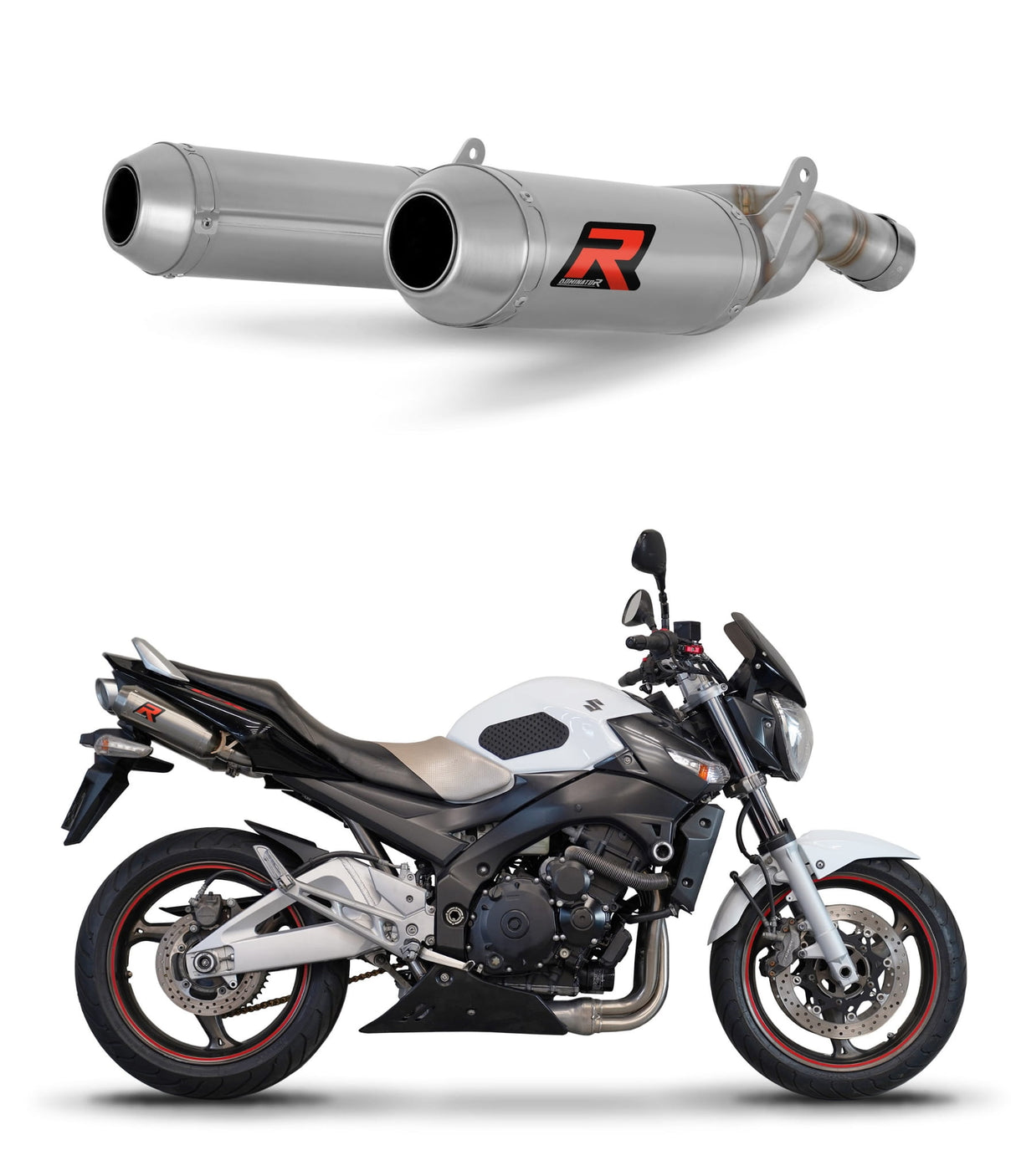 Suzuki GSR 600 2006 - 2011 Exhaust Silencer Muffler OV G2 + dB killer 20 m.