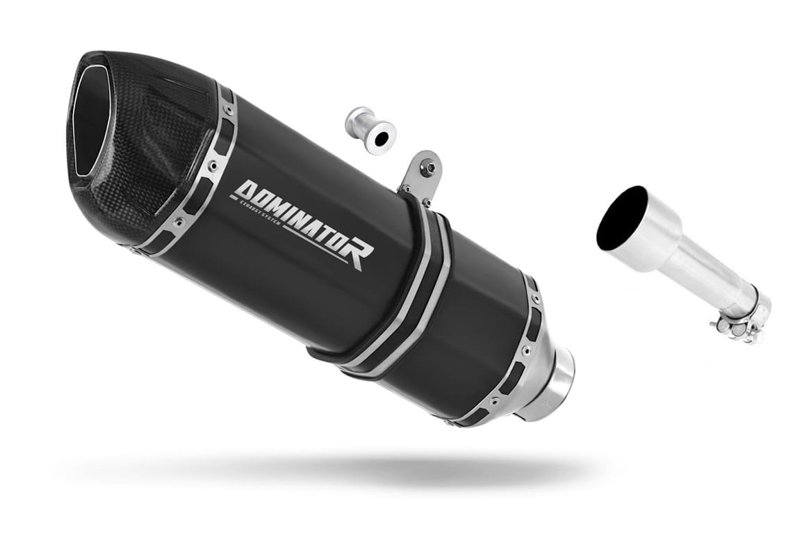 SYM CITYCOM 300i 2007 - 2014 Exhaust Silencer Muffler HP1 BLACK + dB killer 20 m.