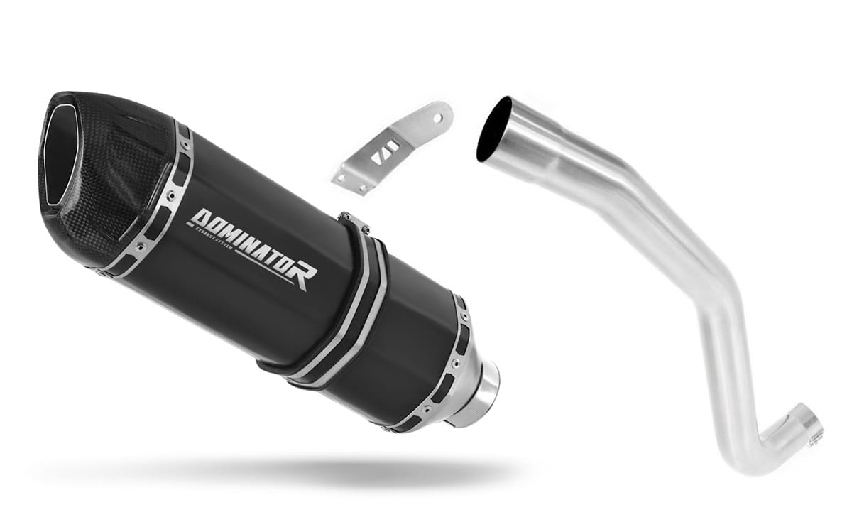 Triumph TIGER SPORT 1050 2016 - 2020 Exhaust Silencer Muffler HP1 BLACK + dB killer 20 m.