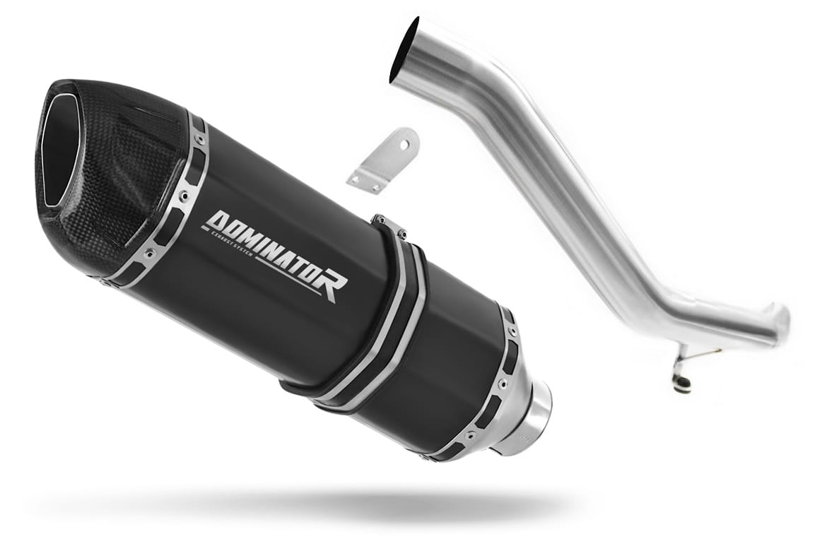 Triumph TIGER EXPLORER 1200 2012 - 2015 Exhaust Silencer Muffler HP1 BLACK + dB killer 20 m.