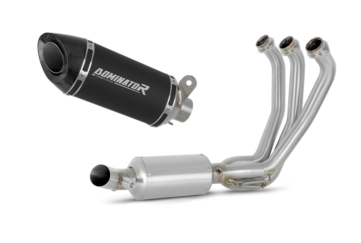Yamaha XSR 900 / GP 2024 Full Exhaust System Collector Silencer HP8 BLACK + dB killer 20 m.