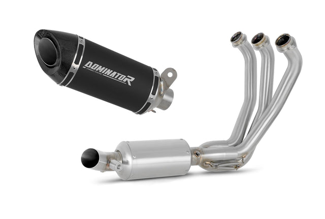 Yamaha XSR 900 / GP 2024 Full Exhaust System Collector Silencer HP8 BLACK + dB killer 20 m.