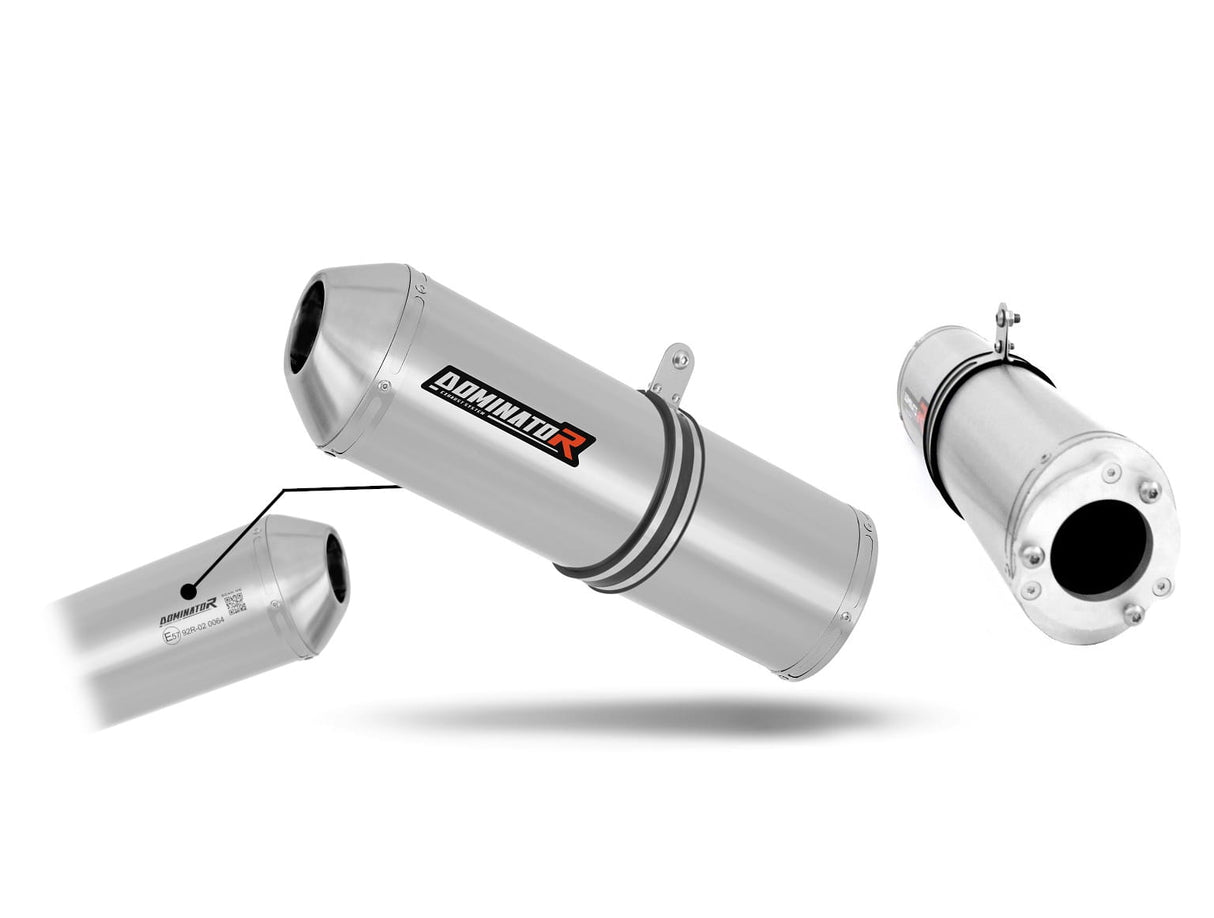 Dominator ECE approved exhaust silencer OVR for Kawasaki ZX9R 1998-2002