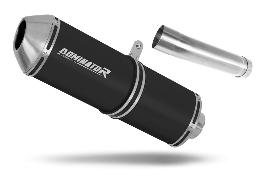 Yamaha XJR 1300 2007 - 2016 Exhaust Silencer Muffler OVR BLACK + dB killer 20 m.