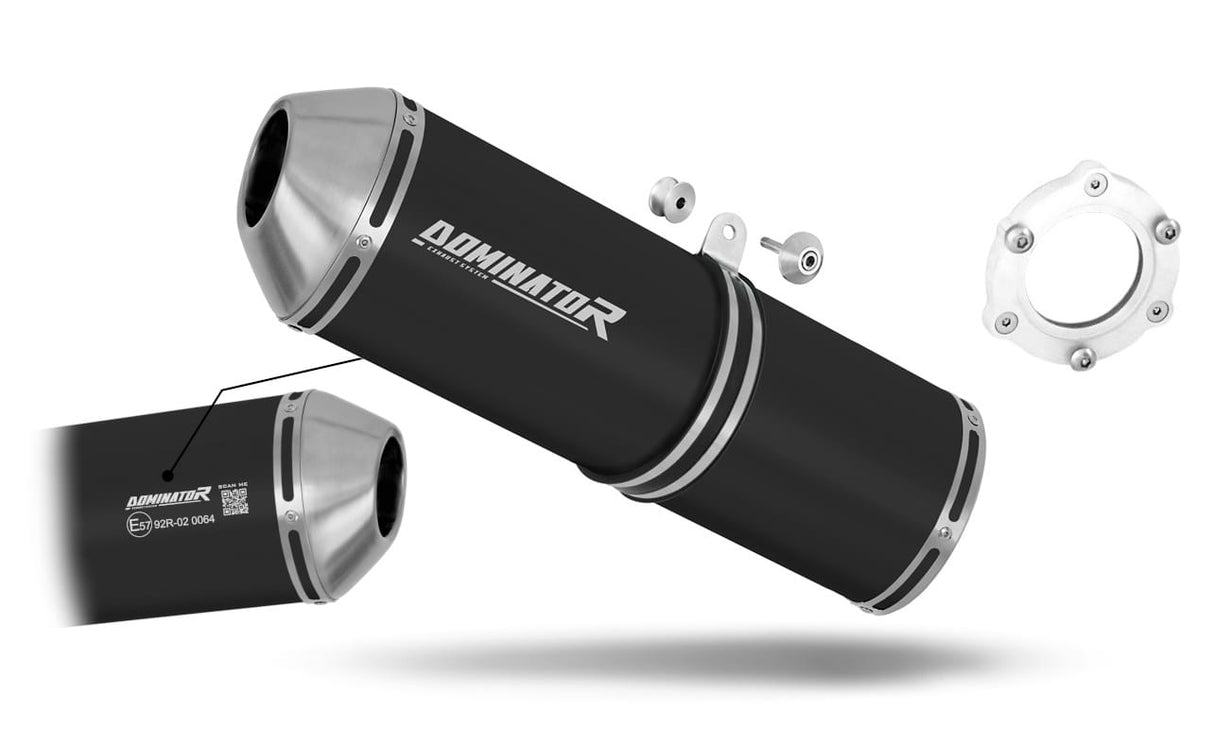 Yamaha YZF 1000 R Thunderace 1996 - 2003 EU Approved Exhaust Silencer OVR BLACK 19 m.