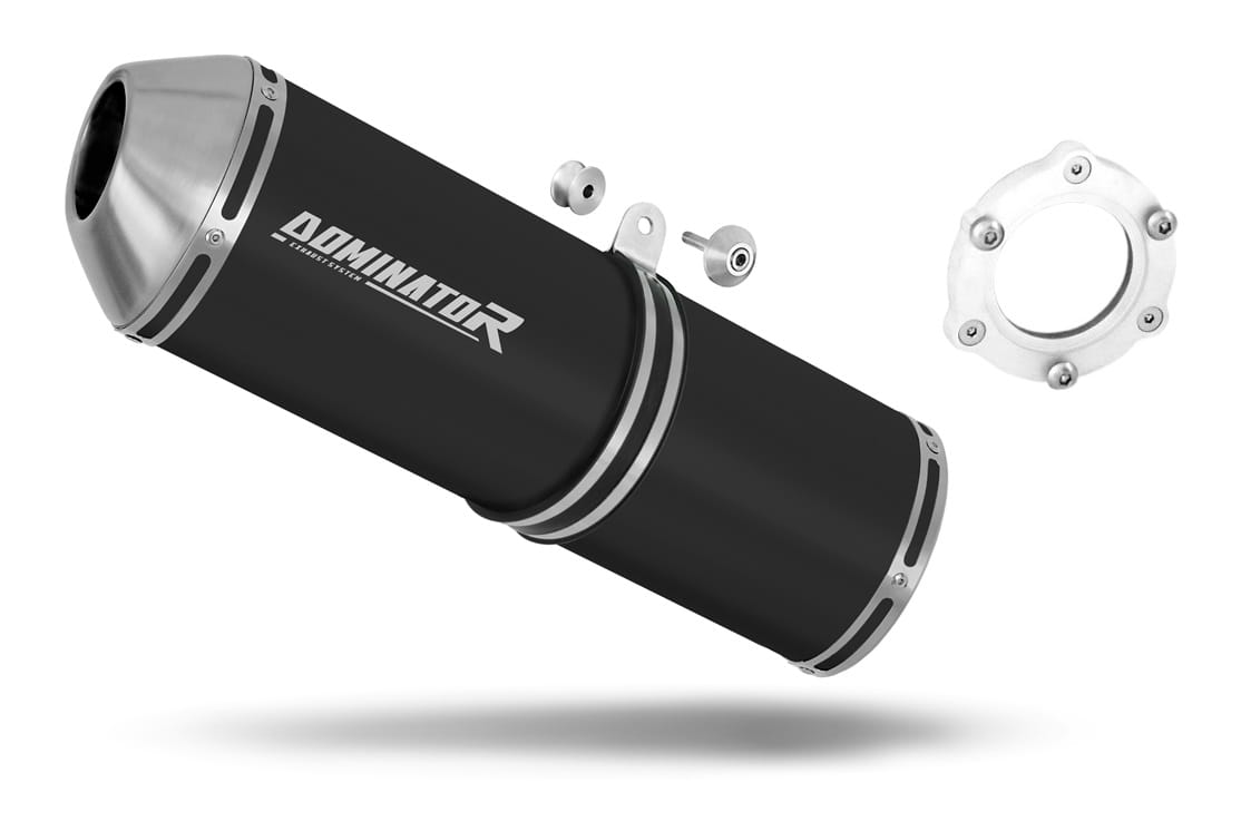 Yamaha YZF 1000 R Thunderace 1996 - 2003 Exhaust Silencer Muffler OVR BLACK + dB killer 19 m.