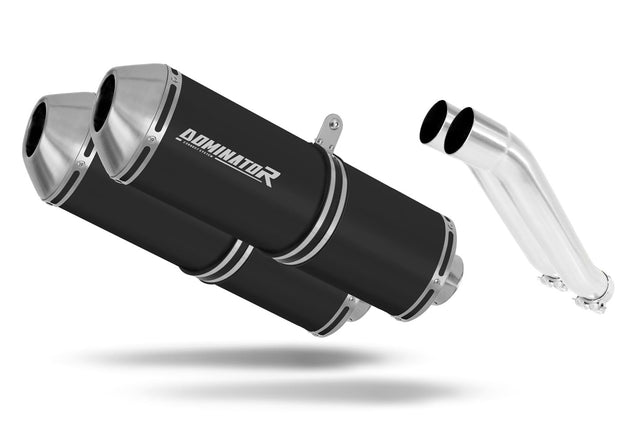 Yamaha XJ 900 Diversion 1994 - 2003 Exhaust Silencer Muffler OVR BLACK + dB killer 19 m.