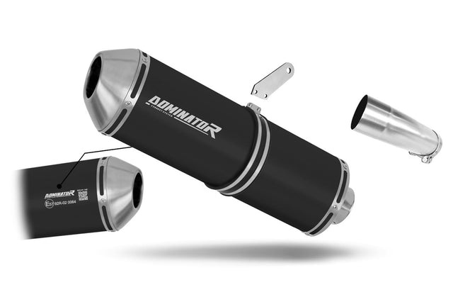 Yamaha FZ8 FAZER 2010 - 2016 EU Approved Exhaust Silencer OVR BLACK 20 m.