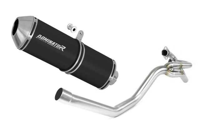 Yamaha XT 660 X 2004-2016 side manifold 2 in 1 Exhaust Silencer Muffler OVR BLACK + dB killer 20 m.