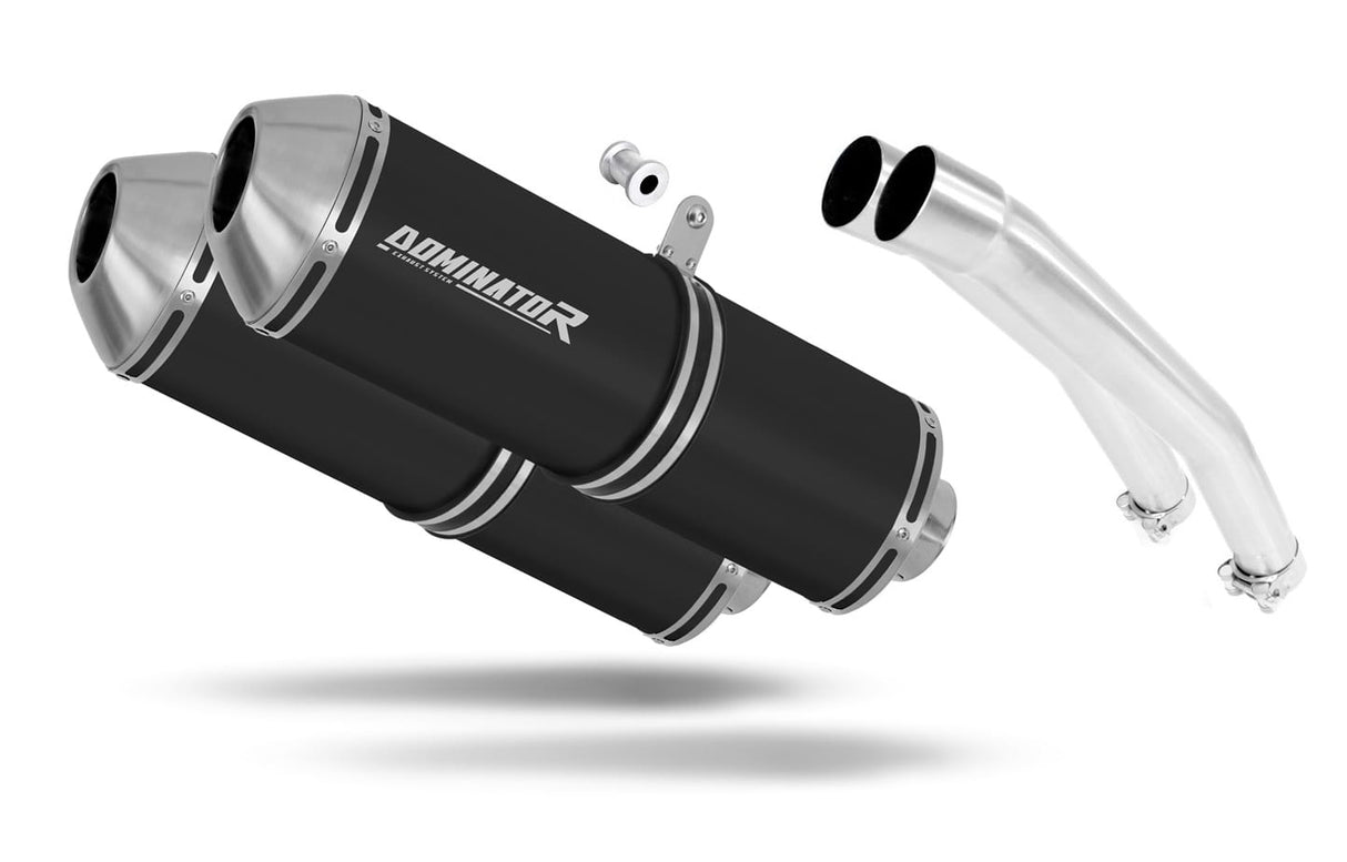 Suzuki GSXR 1300 Hayabusa 2008 - 2019 Exhaust Silencer Muffler OVR BLACK + dB killer 20 m.