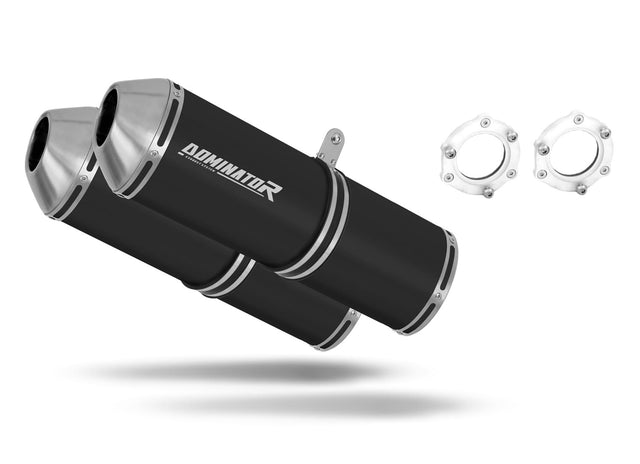 Suzuki GSXR 1300 Hayabusa 1999 - 2007 Exhaust Silencer Muffler OVR BLACK + dB killer 19 m.