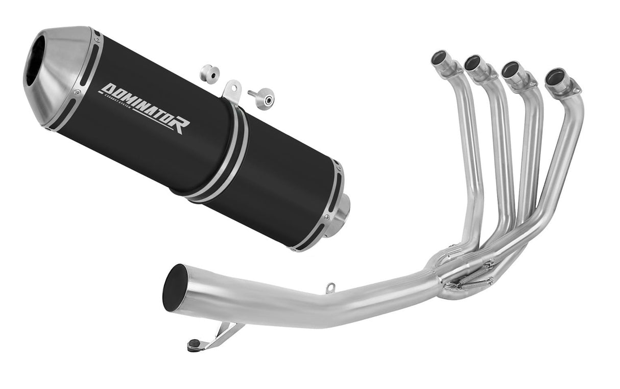 Suzuki GSX 1250 FA 2010 - 2016 Full Exhaust System Collector Silencer OVR BLACK + dB killer 20 m.