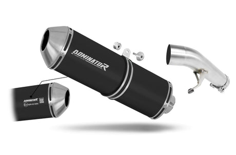 Suzuki GSX 1250 FA 2010 - 2016 EU Approved Exhaust Silencer OVR BLACK 20 m.