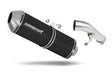 Suzuki GSX 1250 FA 2010 - 2016 Exhaust Silencer Muffler OVR BLACK + dB killer 20 m.