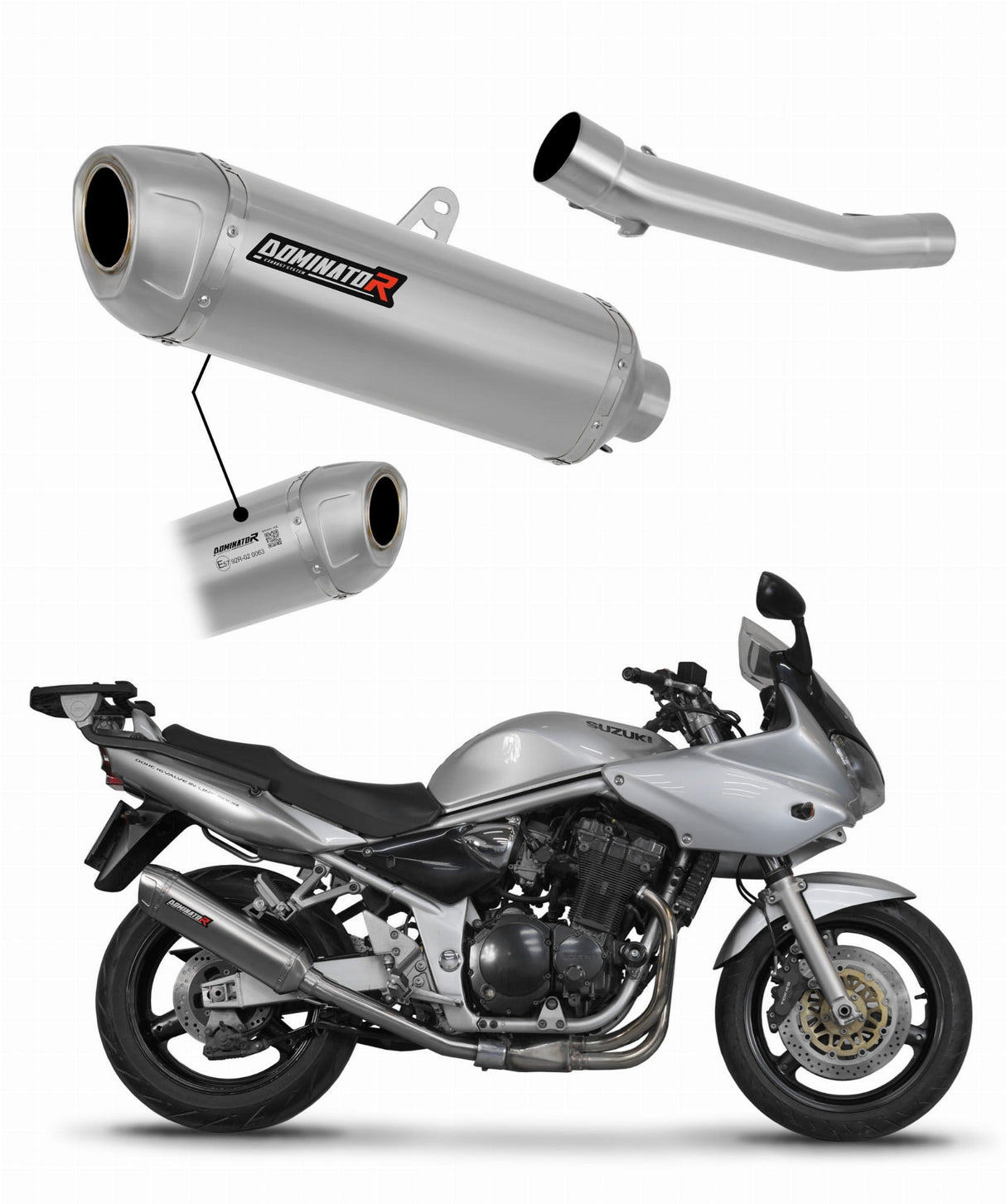 Suzuki GSF BANDIT 600 2000 - 2004 EU Approved Exhaust Silencer S6 20 m.