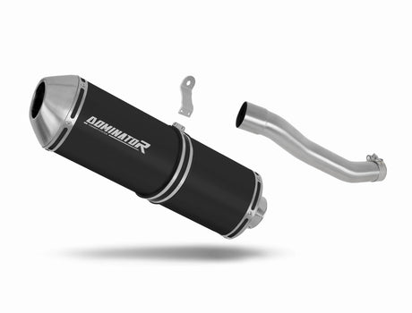 Suzuki DR 800 S / BIG RIGHT SIDE Exhaust Silencer Muffler OVR BLACK + dB killer