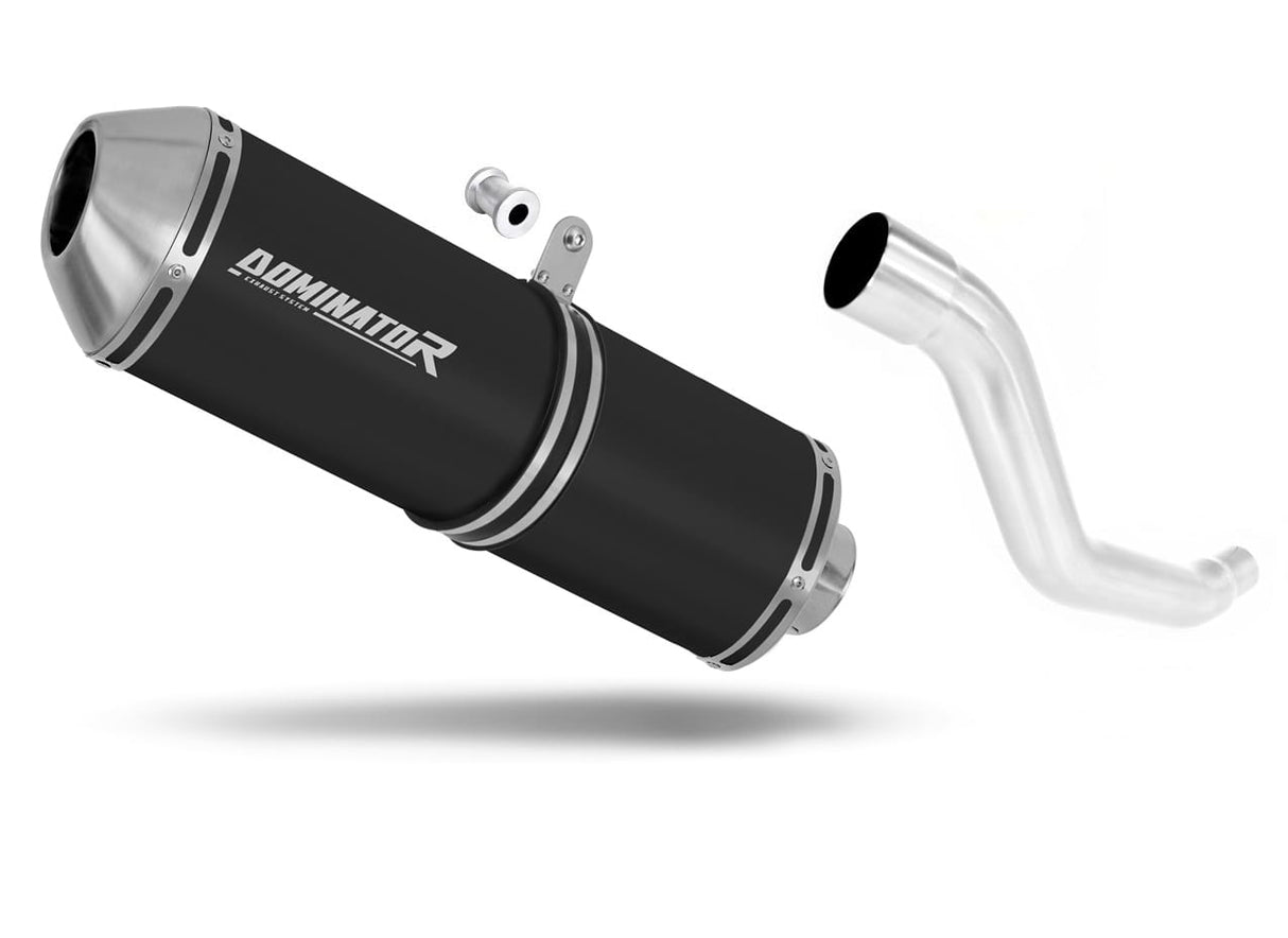 Suzuki XF 650 Freewind 1997 - 2003 Exhaust Silencer Muffler OVR BLACK + dB killer 19 m.