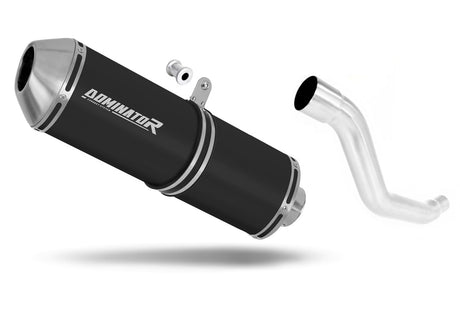 Suzuki XF 650 Freewind 1997 - 2003 Exhaust Silencer Muffler OVR BLACK + dB killer 19 m.