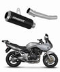 Suzuki GSF BANDIT 600 2000 - 2004 Exhaust Silencer Muffler GP BLACK + dB killer 20 m.