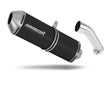 Suzuki SV 650 S 1999 - 2002 Exhaust Silencer Muffler OVR BLACK + dB killer 19 m.
