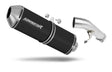 Suzuki GSF 650 BANDIT N / S 2007 - 2016 Exhaust Silencer Muffler OVR BLACK + dB killer 20 m.