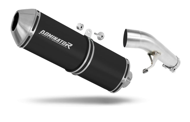 Suzuki GSF 650 BANDIT N / S 2007 - 2016 Exhaust Silencer Muffler OVR BLACK + dB killer 20 m.