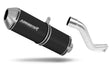 Suzuki DR 650RSE 1990 - 1996 Exhaust Silencer Muffler OVR BLACK + dB killer 19 m.