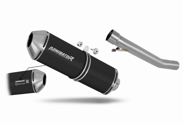 Suzuki GSXF 600 1998 - 2006 EU Approved Exhaust Silencer OVR BLACK 19 m.