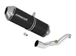 Suzuki BURGMAN 400 2007 - 2016 Exhaust Silencer Muffler OVR BLACK + dB killer 20 m.