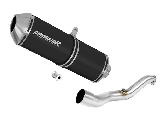 Suzuki BURGMAN 400 2007 - 2016 Exhaust Silencer Muffler OVR BLACK + dB killer 20 m.