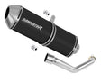 Suzuki BURGMAN 400 2003 - 2006 Exhaust Silencer Muffler OVR BLACK + dB killer 20 m.