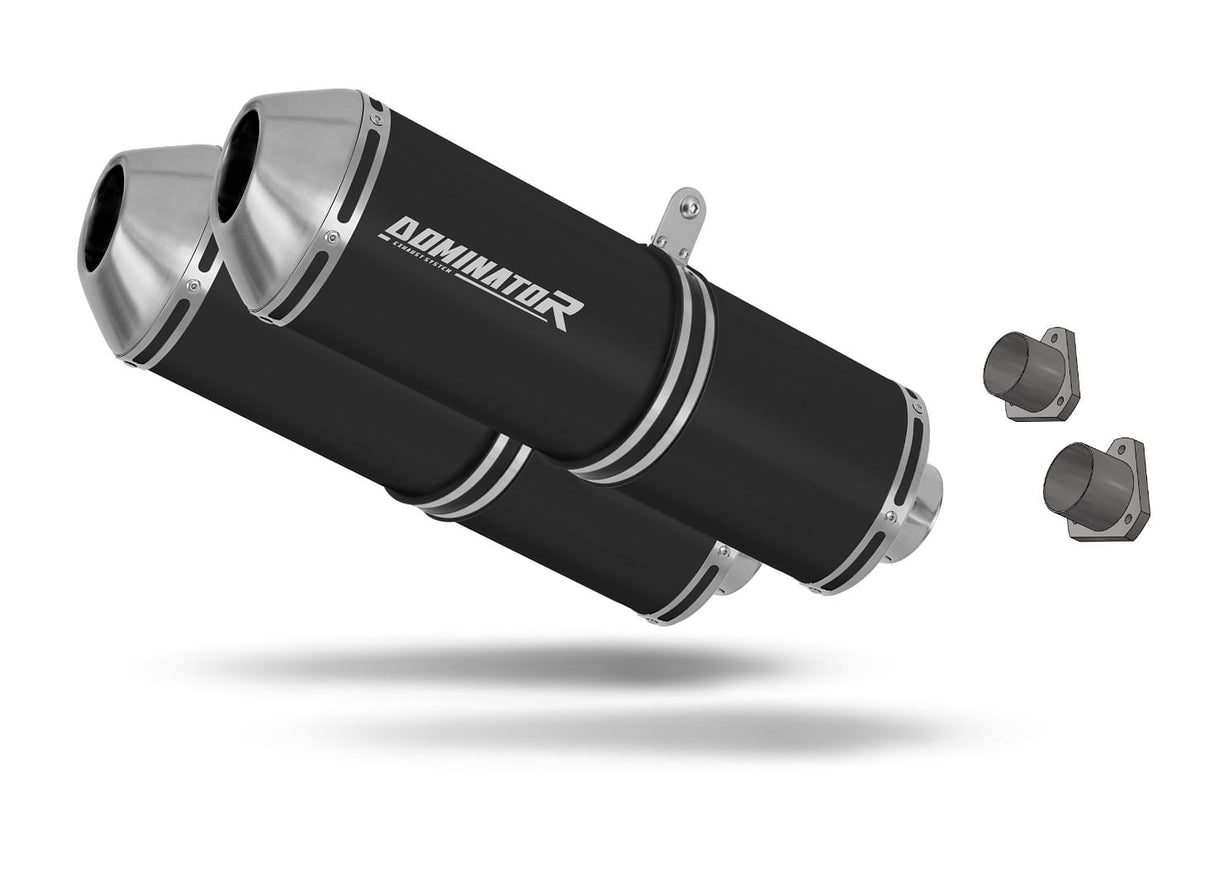 KTM 990 Adventure 2007 - 2012 Exhaust Silencer Muffler OVR BLACK + dB killer 20 m.